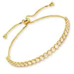 LIHELEI Tennis Armband Damen, Verstellbares Armband mit Zirkonia für Geschenke
