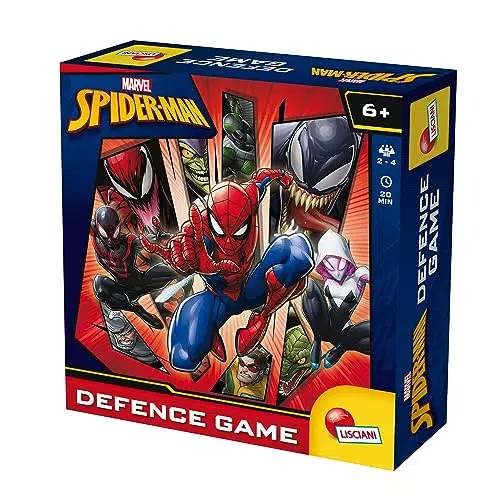 Lisciani Spider-Man Verteidigungsspiel für 2-4 Spieler ab 6 Jahren