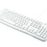 Logitech K120 Kabelgebundene Tastatur für Windows und Linux, USB, leises Tippen