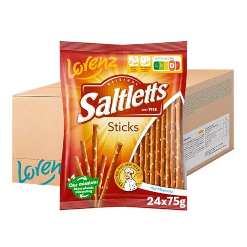 Lorenz Snack World Saltletts Sticks Classic, 18er Pack
