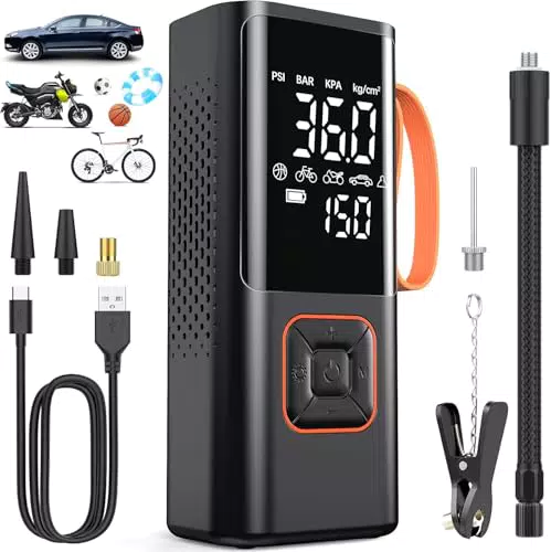 Xiaomi Elektrische Fahrradpumpe 150PSI mit 7500mAh Akku und LED Anzeige