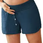 Maacie Umstands-Shorts mit Kordelzug und elastischer Taille für den Sommer