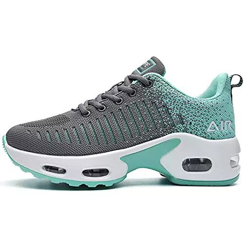 MAFEKE Damen Sneaker - Atmungsaktive Laufschuhe mit Stoßdämpfung für Fitness