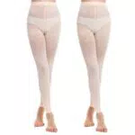 MANZI Ballettstrumpfhose für Mädchen - Semitransparente Tanzstrumpfhosen