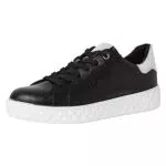 MARCO TOZZI Damen Sneaker mit flachem Absatz und Wechselfußbett für Business und Freizeit
