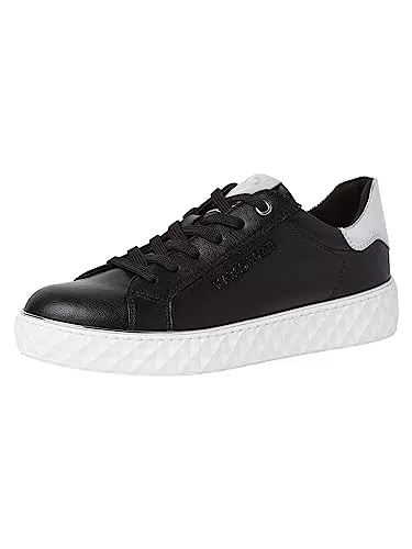 MARCO TOZZI Damen Sneaker mit flachem Absatz und Wechselfußbett für Business und Freizeit