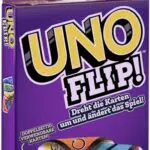 Mattel Games UNO FLIP! Kartenspiel mit beidseitig bedruckten Karten für 2-10 Spieler