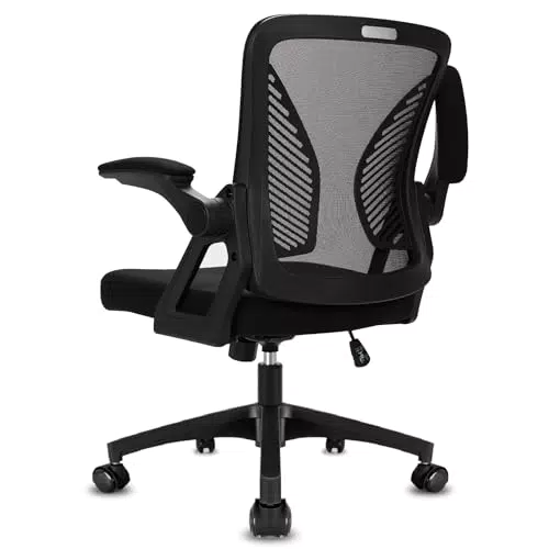 Milacyee Ergonomischer Bürostuhl mit verstellbaren Armlehnen und Lendenstütze