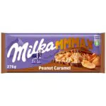 Milka Nuss-Schokolade mit Karamell, Erdnüssen und Knusper-Reis