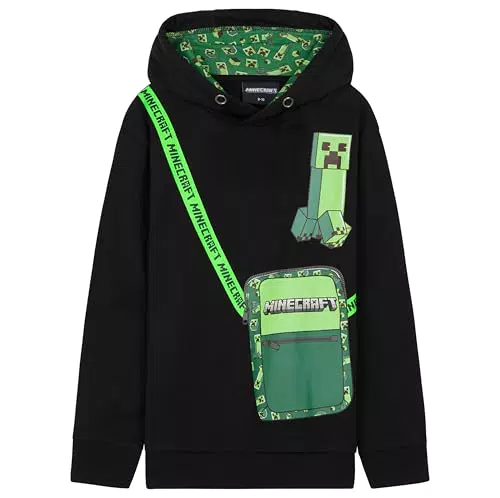 Minecraft Creeper Kapuzenpullover für Jungen und Teenager – Gamer Geschenk