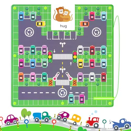 Montessori Magnetisches Labyrinth Holzspielzeug für Kinder von 3-7 Jahren
