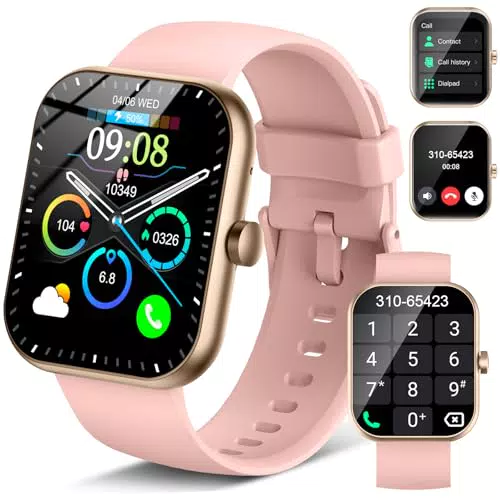 Motast Smartwatch mit Telefonfunktion, Fitness Tracker und 113+ Sportmodi