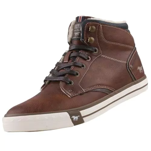 MUSTANG 4072-602-301 Herren Schnürstiefelette Warmfutter