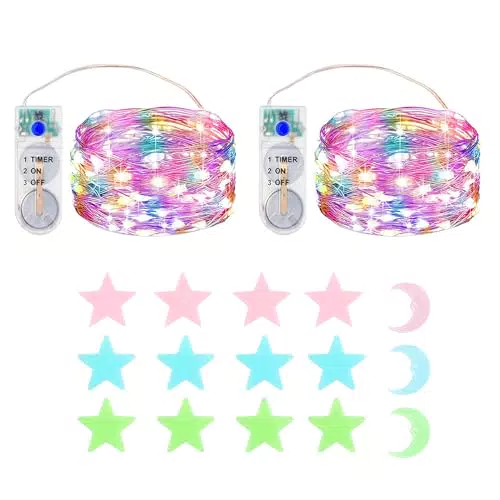 MUXIJIA LED Lichterkette mit Timer für Innen und Außen – perfekte Deko für Feste und Weihnachten