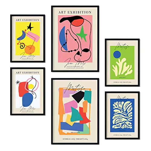 Nacnic Kunstausstellung Poster für ästhetische Innendekoration in A3 und A4