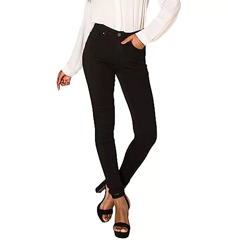 Nina Carter P106 Damen Slim Fit Push-Up Jeans Mid-High Waist