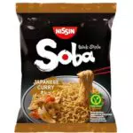 NISSIN Soba Bag – Japanische Curry Wok Style Instant-Nudeln, vegetarisch