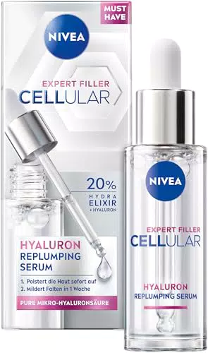 NIVEA Cellular Expert Filler Hyaluron Serum – Anti-Aging Gesichtspflege für glatte Haut