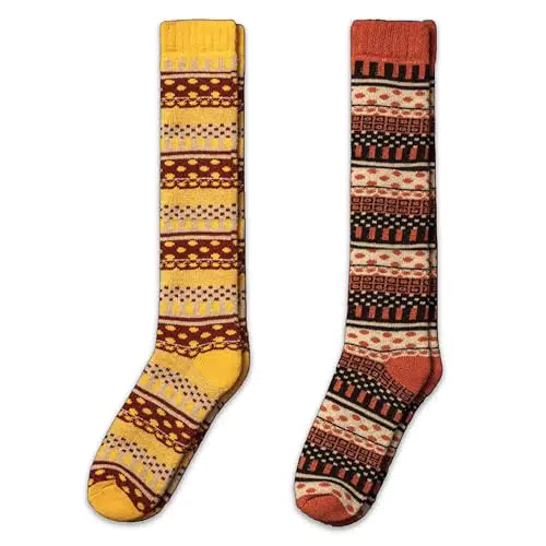 NORDIC Merinowoll Kniestrümpfe für Männer und Frauen – Warme, bequeme Wintersocken