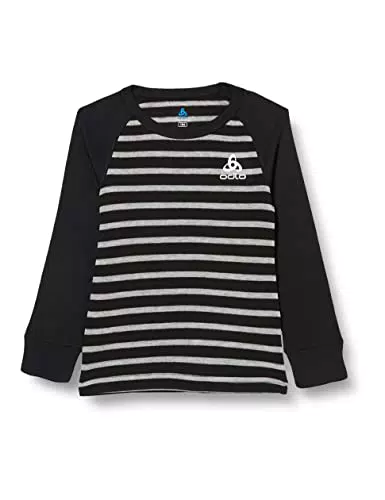 Odlo Kinder Langarmshirt mit Streifenmuster - ACTIVE WARM ECO