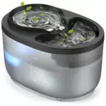 Oneisall Katzenbrunnen Ultra Silent 2,5L - BPA-frei und leicht zu reinigen