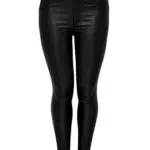 ONLY Carmakoma Carpunk Reg Coated Pants Skinny Jeans für Damen
