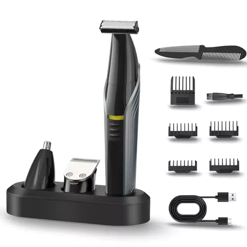Opdooke Elektrischer Bodytrimmer für Herren und Damen – 3 in 1 Nass-/Trockenrasierer
