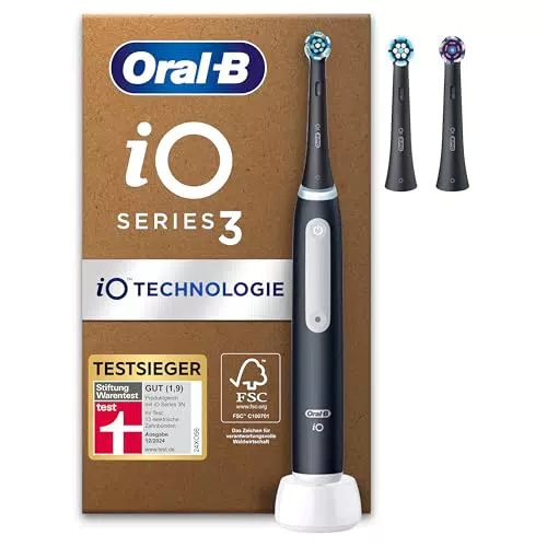 Oral-B iO Series 3 Plus Edition Elektrische Zahnbürste mit 3 Putzmodi