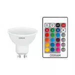 OSRAM STAR+ RGBW LED Lampe mit E14 Sockel, RGB-Farben per Fernbedienung änderbar