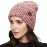 OZERO Winter Beanie Mütze mit Fleecefutter für Damen und Herren