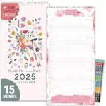 Gartenliebe Paarplaner 2025 - 3 Spalten Partnerkalender für Zwei