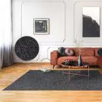 Paco Home Teppich Wohnzimmer Schlafzimmer Kurzflor Waschbar Bis 30 Grad Einfarbiges Design Meliertes Muster Weich Moderne Deko