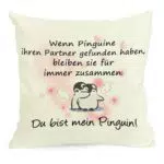Partner Geschenke Kissenbezug für Paare – Hochzeitstag und Valentinstag