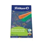 Pelikan Wandtafelkreide 701367, 12 x 12 x 90 mm, farbig sortiert