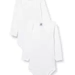 Petit Bateau Baby Body mit langen Ärmeln für unisex, 0-3 Monate