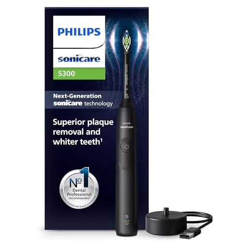 Philips Sonicare 5300 Schallzahnbürste HX7101/01 mit Intensitätsstufen und Andruckkontrolle