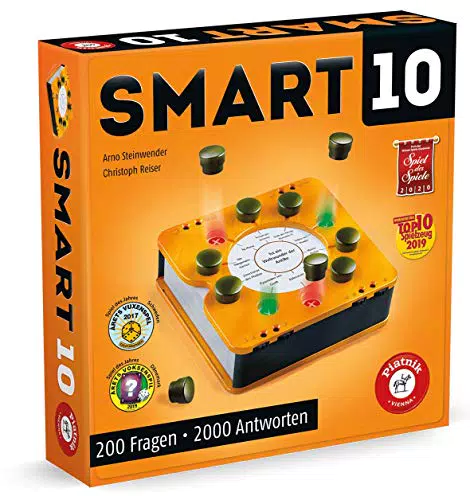 Piatnik 7242 7242-Smart 10-Zusatzfragen 3.0: 200 Fragen mit 2000 neuen Antwortmöglichkeiten