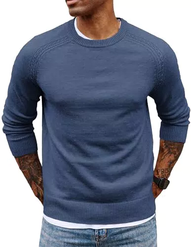 PJ PAUL JONES Pullover für Herren mit Rundhals aus Feinstrick
