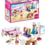 PLAYMOBIL 70208 Dollhouse Schlafzimmer mit Nähecke für Kinder ab 4 Jahren
