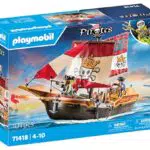 PLAYMOBIL Piratenschiff 71418 – Abenteuer auf hoher See für Kinder ab 4 Jahren
