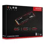 PNY XLR8 CS3030 500GB NVMe SSD mit bis zu 3.500 MB/s Geschwindigkeit