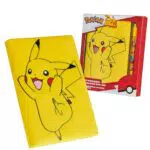 Pokemon Schulbedarf Set – Tagebuch, Notizbuch, Federmäppchen und Stifte