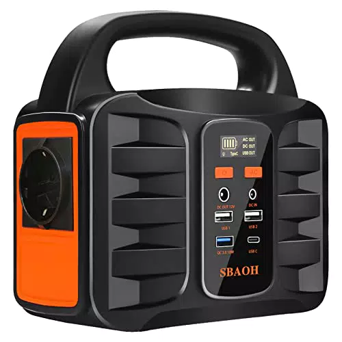 SBAOH Solargenerator 194Wh - Lithium Powerstation für Camping und Notfälle