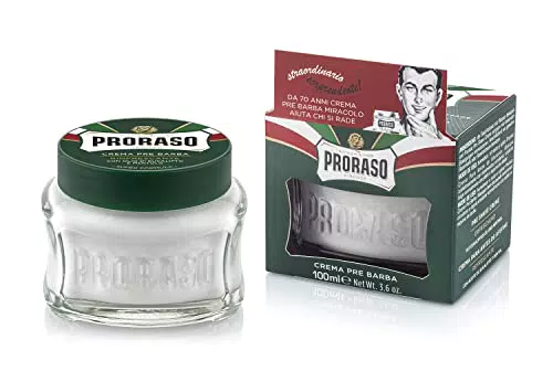 Proraso Pre Shave Cream - Erfrischende Rasiercreme mit Eukalyptusöl und Menthol