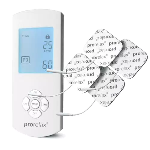 Prorelax TENS/EMS Duo Comfort - Elektrostimulationsgerät für Schmerztherapie und Muskelaufbau