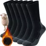 PULIOU Merino Wandersocken für Herren und Damen – Thermosocken für Outdoor-Aktivitäten