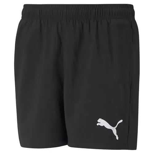 PUMA Jungen kurze Hose, schwarz, 152