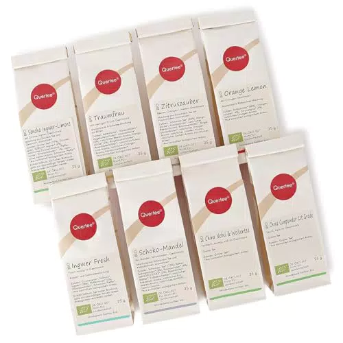 Quertee Bio Tee Geschenkset – Probierset für Teeliebhaber