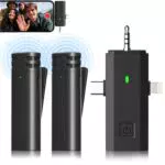 QW Mini Mikrofon - Bluetooth Lavalier Mikrofon mit Rauschunterdrückung für YouTube