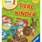 Ravensburger 21403 - Tiere und ihre Kinder, Kinderspiel für 1-4 Spieler ab 2 Jahren